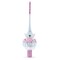 Dimensional Roses on Champagne Glass Christmas Tree Topper 11 Inches